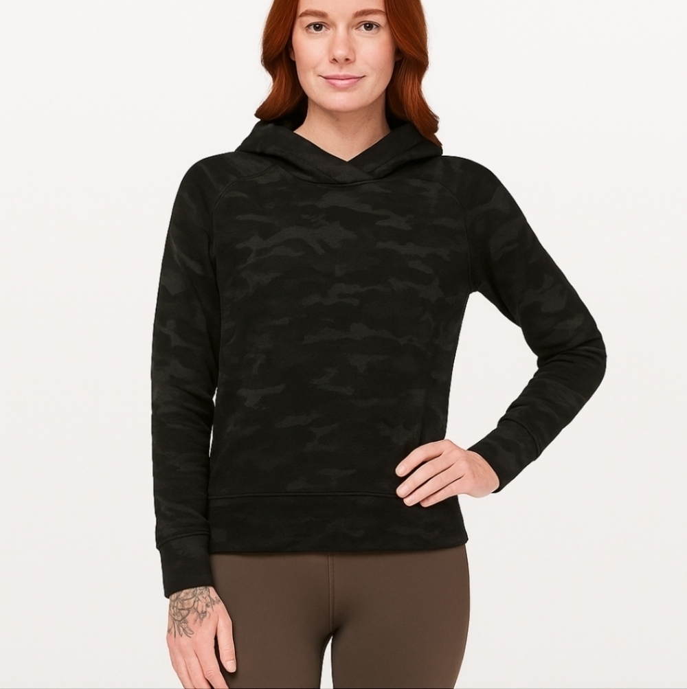 Lululemon Scuba Pullover Hoodie Incognito Camo Multi Grey 8